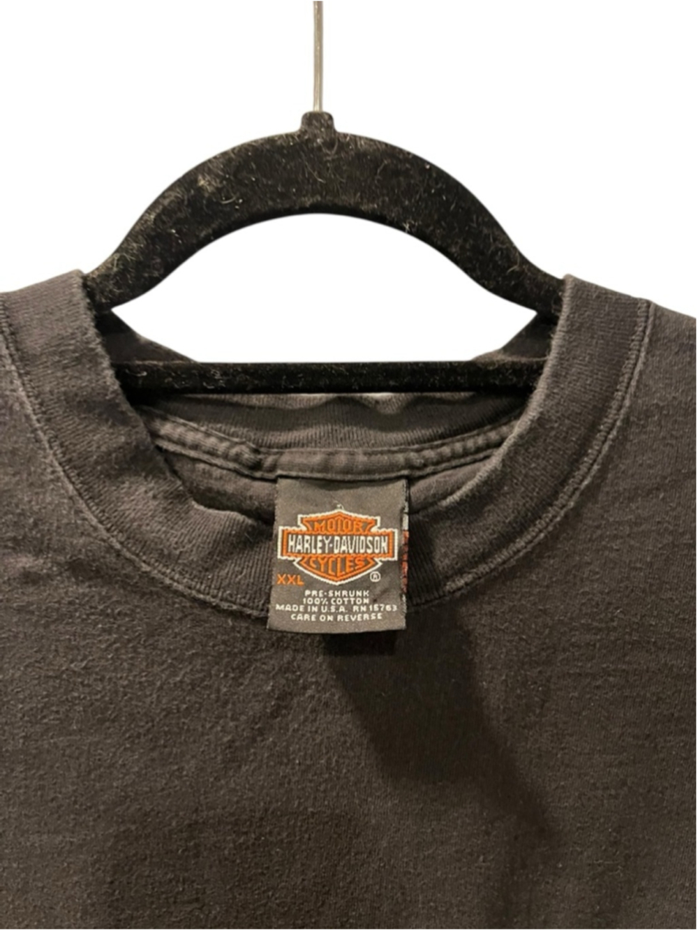 Vintage 2000 Harley Davidson Flame T-Shirt Size 2XL Route 66 California Biker - Picture 4 of 6